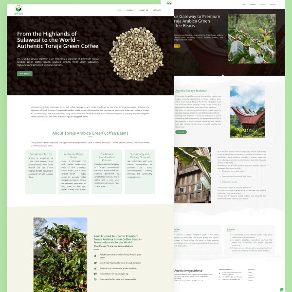 Arunika Seraya Global Green Coffee