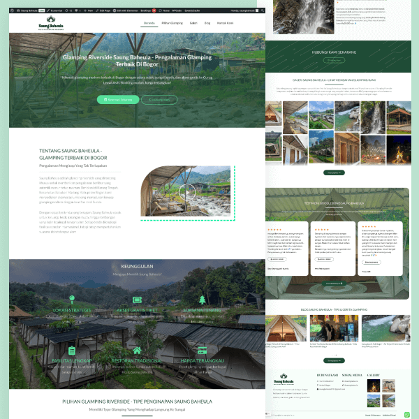 Saung Baheula Glamping Booking