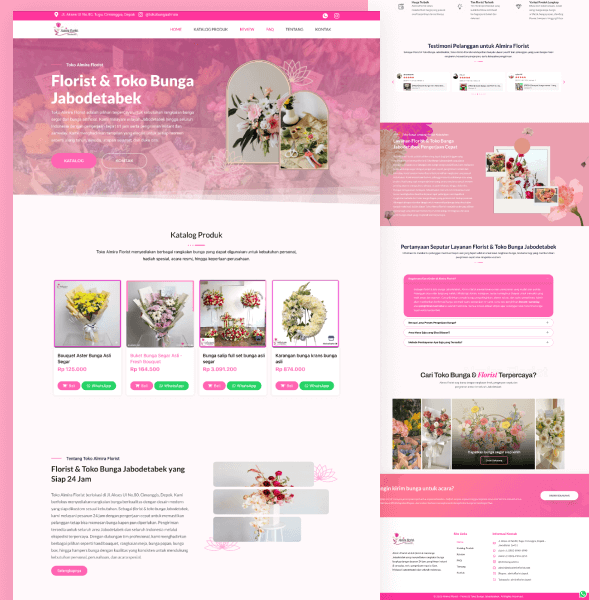 Almira Florist Products Website