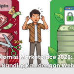 Biaya Komisi Marketplace 2026: Hitung dan Bandingkan dengan Website