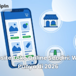 ilustrasi website toko online sendiri untuk UMKM dan bisnis kecil di Indonesia 2026