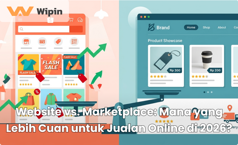 Website vs. Marketplace Mana yang Lebih Cuan untuk Jualan Online di 2026