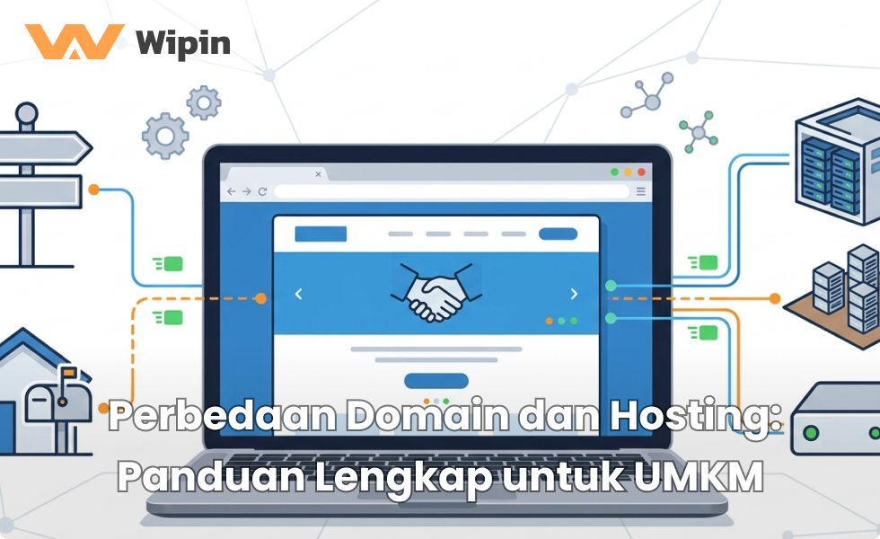 Perbedaan Domain dan Hosting: Panduan Lengkap untuk UMKM