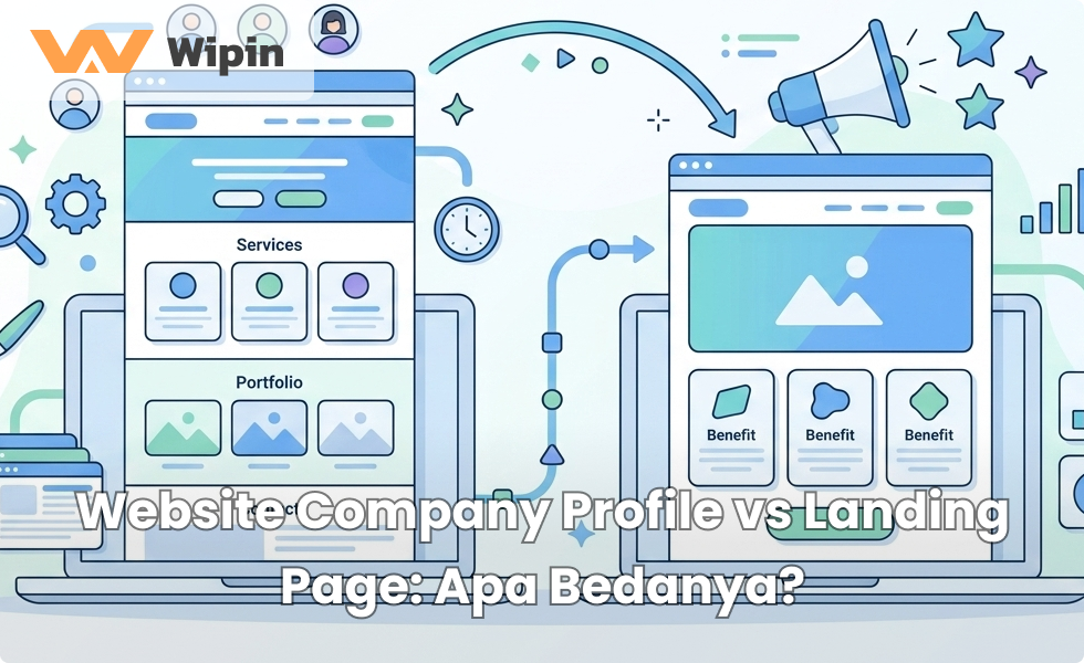 Website Company Profile vs Landing Page Apa Bedanya